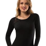 ΓΥΝΑΙΚΕΙΑ ΙΣΟΘΕΡΜΙΚΗ ΦΑΝΕΛΑ ΜΕ ΜΑΚΡΥ ΜΑΝΙΚΙ  ΜΑΥΡΟ