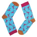 Κάλτσες Μπλε με Φλαμίνγκο