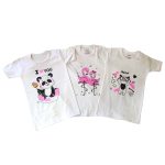 Φανελάκι Για Κορίτσι Κοντό Μανίκι 3 τεμάχια Σε διάφορα σχέδια