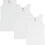 Φανελάκι  Αμάνικο Λευκό  Χωρίς Σχέδιο 3 τεμάχια