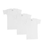 Φανελάκι Κοντό Μανίκι Λευκό Χωρίς Σχέδιο 3 τεμάχια