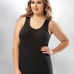 Φανέλα Γυναικεία Φαρδιά Τιράντα Βαμβακολίκρα Μαύρο