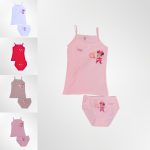 3 Σετ Βαμβακερών Εσωρούχων Minnie Mouse – Φανελάκι Και Κιλοτάκι