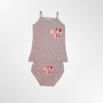Βαμβακερό Set Εσώρουχα Κορίτσι Με Σχέδιο Mini Mouse Γκρι