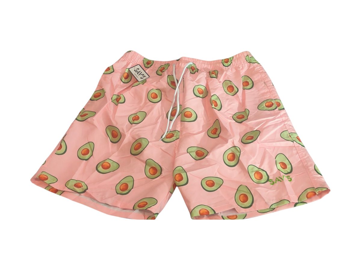 Ανδρικό Μαγιό “Avocado Vibes” - Ροζ - Image 1