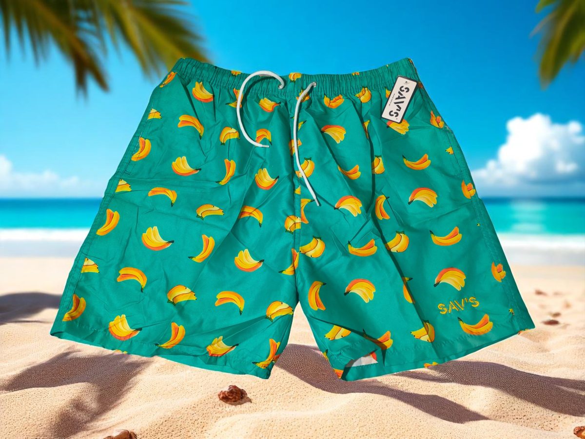 Ανδρικό Μαγιό “Banana Beach” - Τυρκουάζ - Image 2
