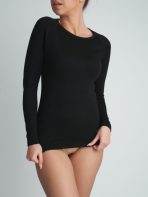 ΓΥΝΑΙΚΕΙΑ ΙΣΟΘΕΡΜΙΚΗ ΦΑΝΕΛΑ ΜΕ ΜΑΚΡΥ ΜΑΝΙΚΙ  ΜΑΥΡΟ - Image 3