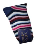 Γυναικεία καλτσοπαντόφλα Με Χνουδωτή Επένδυση Αντιολισθητικές Πολύχρωμη Ριγέ  Με σχέδιο Φλαμιγκο 36-41 - Image 2