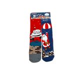 Γυναικείες  Βαμβακερές Χριστουγεννιάτικες Κάλτσες Σετ 2 Ζευγάρια Μακριές 'Αγιοι Βασίληδες - Image 2