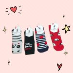 Κάλτσες Πετσετέ με Τάπες Για Κορίτσι Σετ “Love Your Self”
